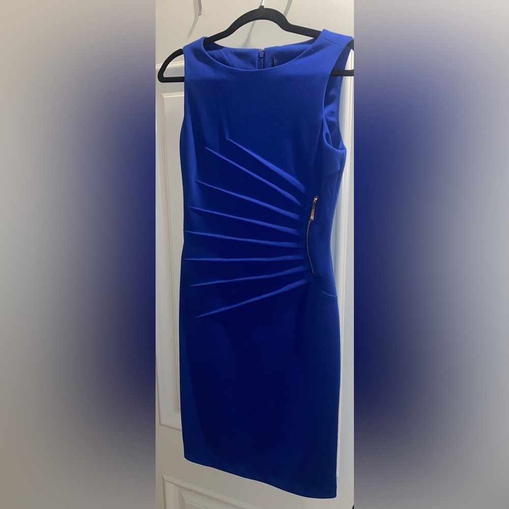 Business casual/night out blue dress